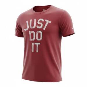 VTG Nike Men's Just Do It Athletic Cut Graphic T-Shirt XXL Dark Red